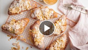 Easiest Almond Croissants EVER!